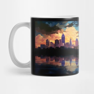 The Ville Louisville Skyline Anime Style Mug